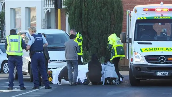 Woman on scooter seriously injured