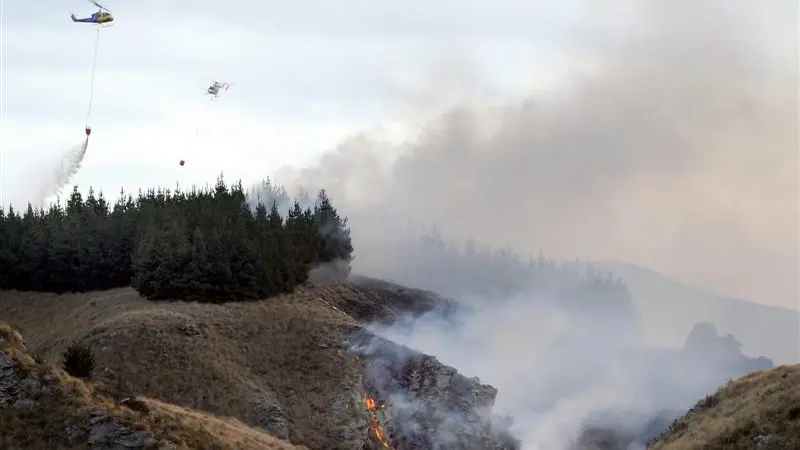 1500ha scrub, forest burnt