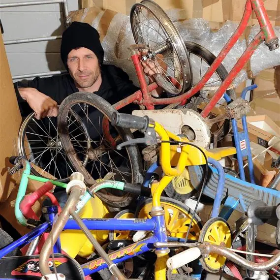 Art work has wheels in Korea