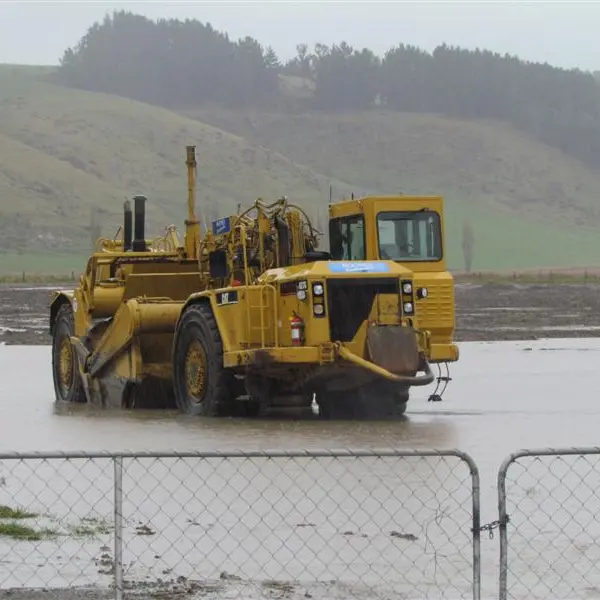 Irrigation pond work ahead of schedule