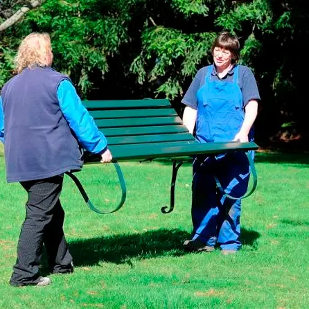 Bench returned to garden