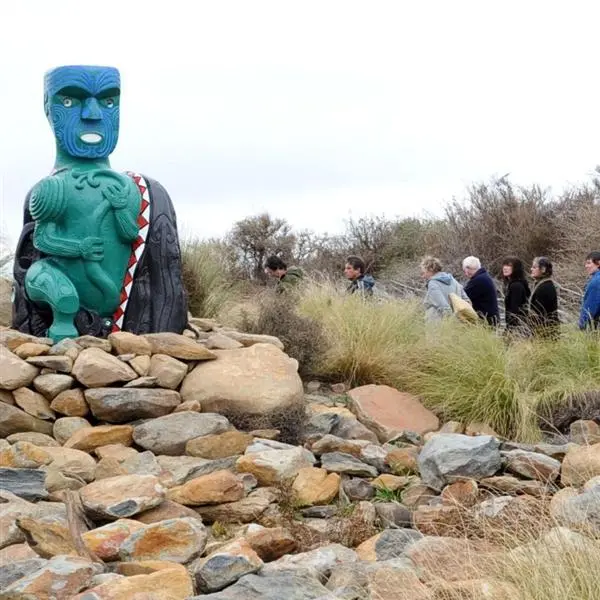 Family day spent planting at Orokonui Scenic Reserve