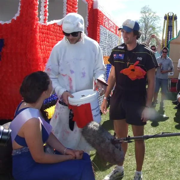 Thumbs up for festival from pair of Aussie jokers