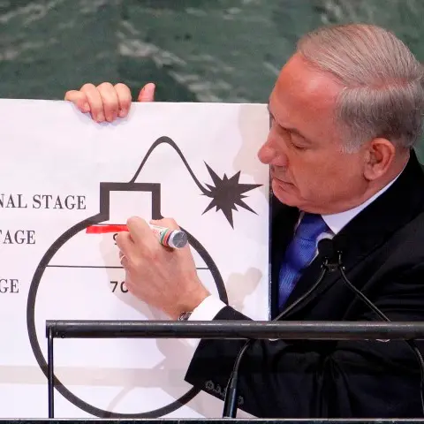 Netanyahu draws 'red line' on Iran