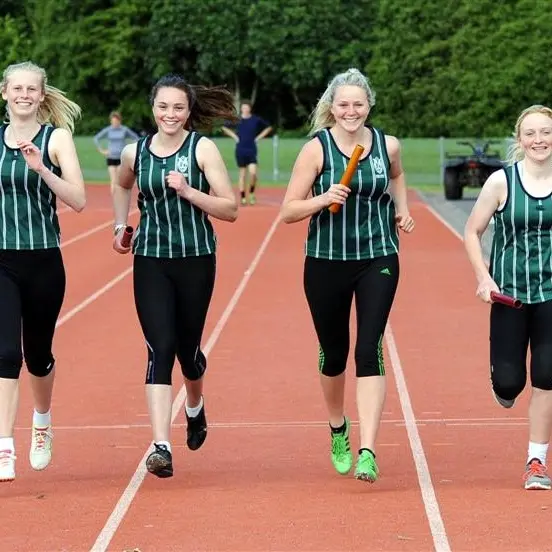 Athletics: Columba 4 x 100 team right on the baton