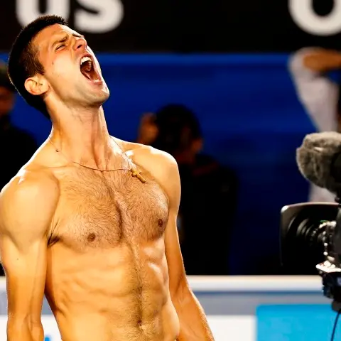 Tennis: Djokovic survives scare to advance to quarters
