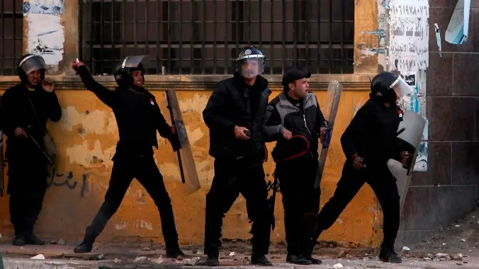 Violence flares on anniversary of Egypt uprising