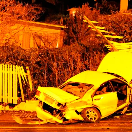 Driver thrown from car in crash dies