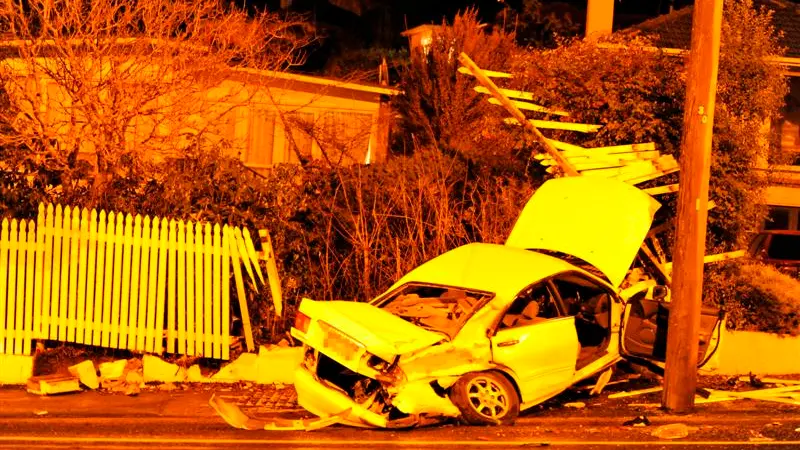 Driver thrown from car in crash dies