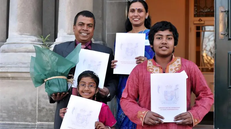 Peaceful Dunedin suits new citizens
