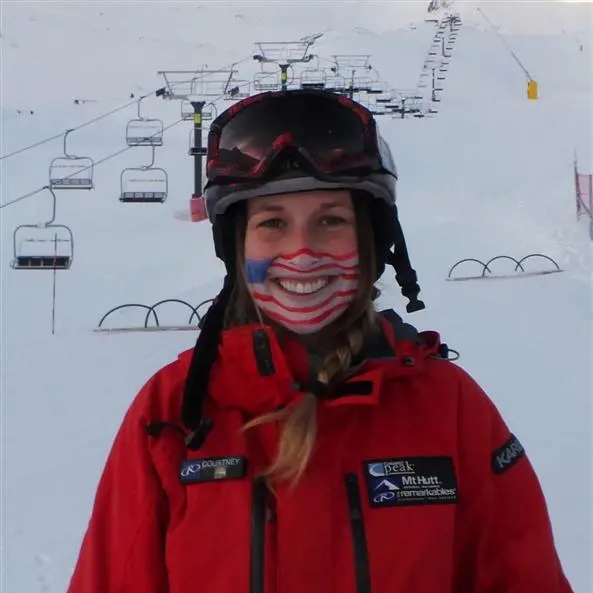 All-day skiing the pull