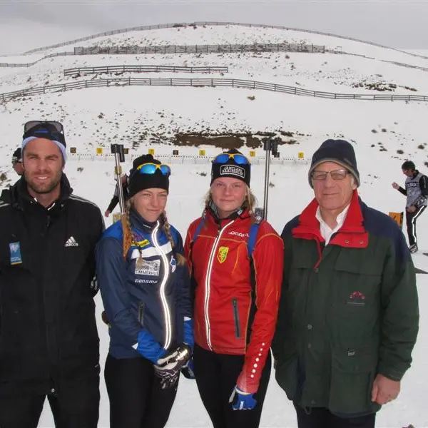 Biathlon exchange hits mark