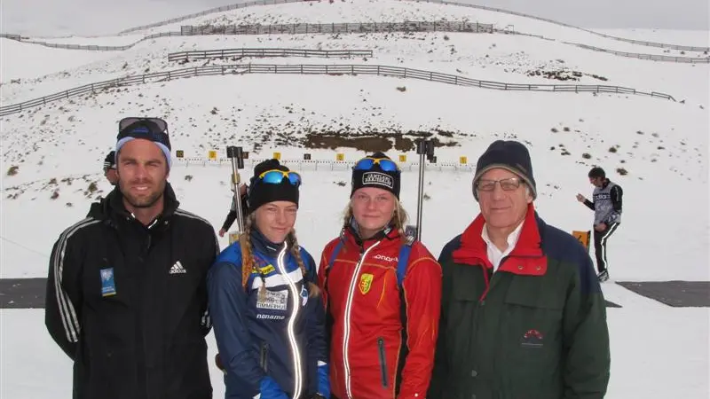 Biathlon exchange hits mark
