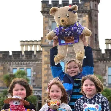 Teddy bears and owners in mood for carnival