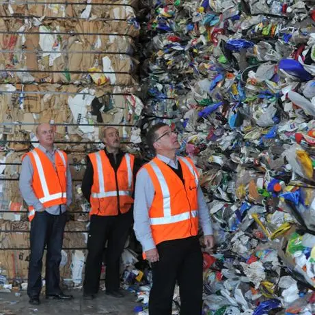 Plastic stockpiled as Chinese stall