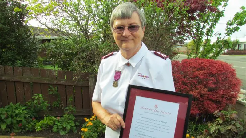 Rare award for service to 'Sallies'