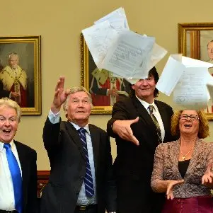 Retiring councillors farewelled