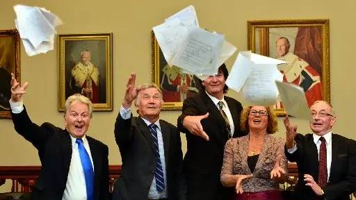 Retiring councillors farewelled