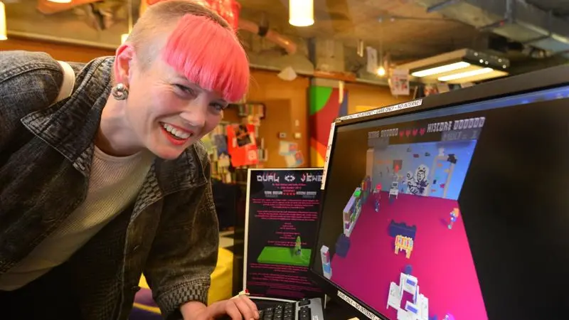 Computer portal to art world