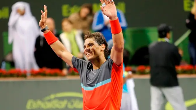 Tennis: Nadal downs Monfils to claim Qatar title