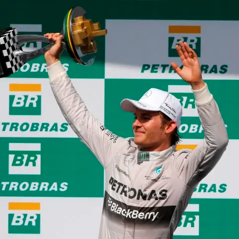Motorsport: Rosberg victorious in Brazilian GP