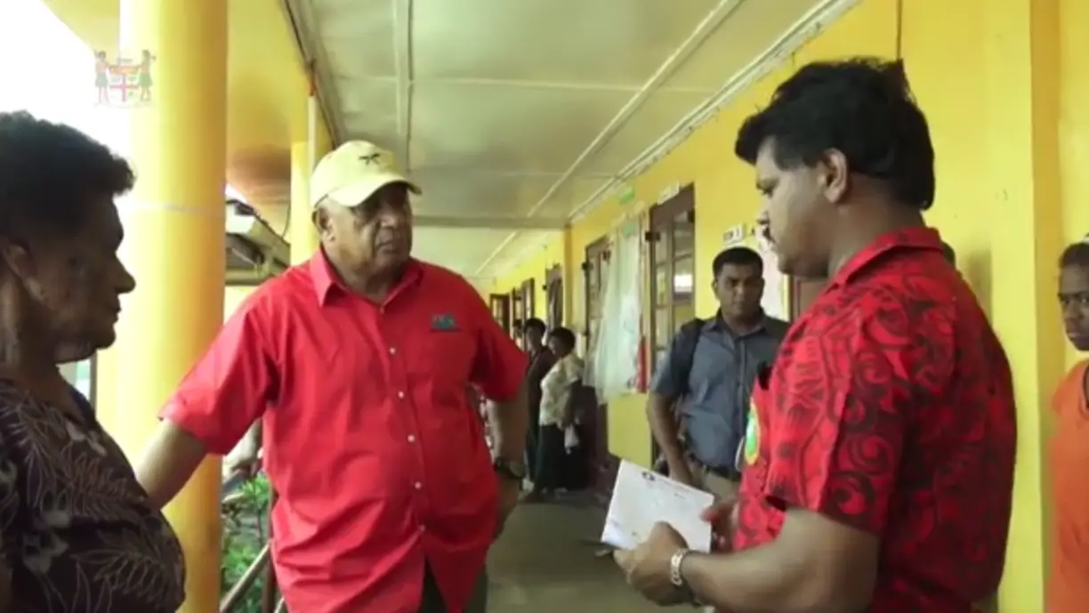 Fijian evacuees shelter from floods, landslips