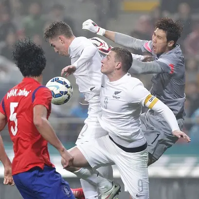 Football: NZ show fight in loss to Korea