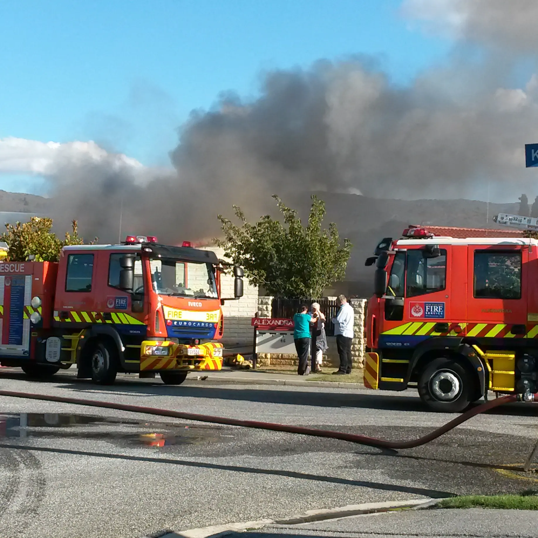 House fire in Alexandra