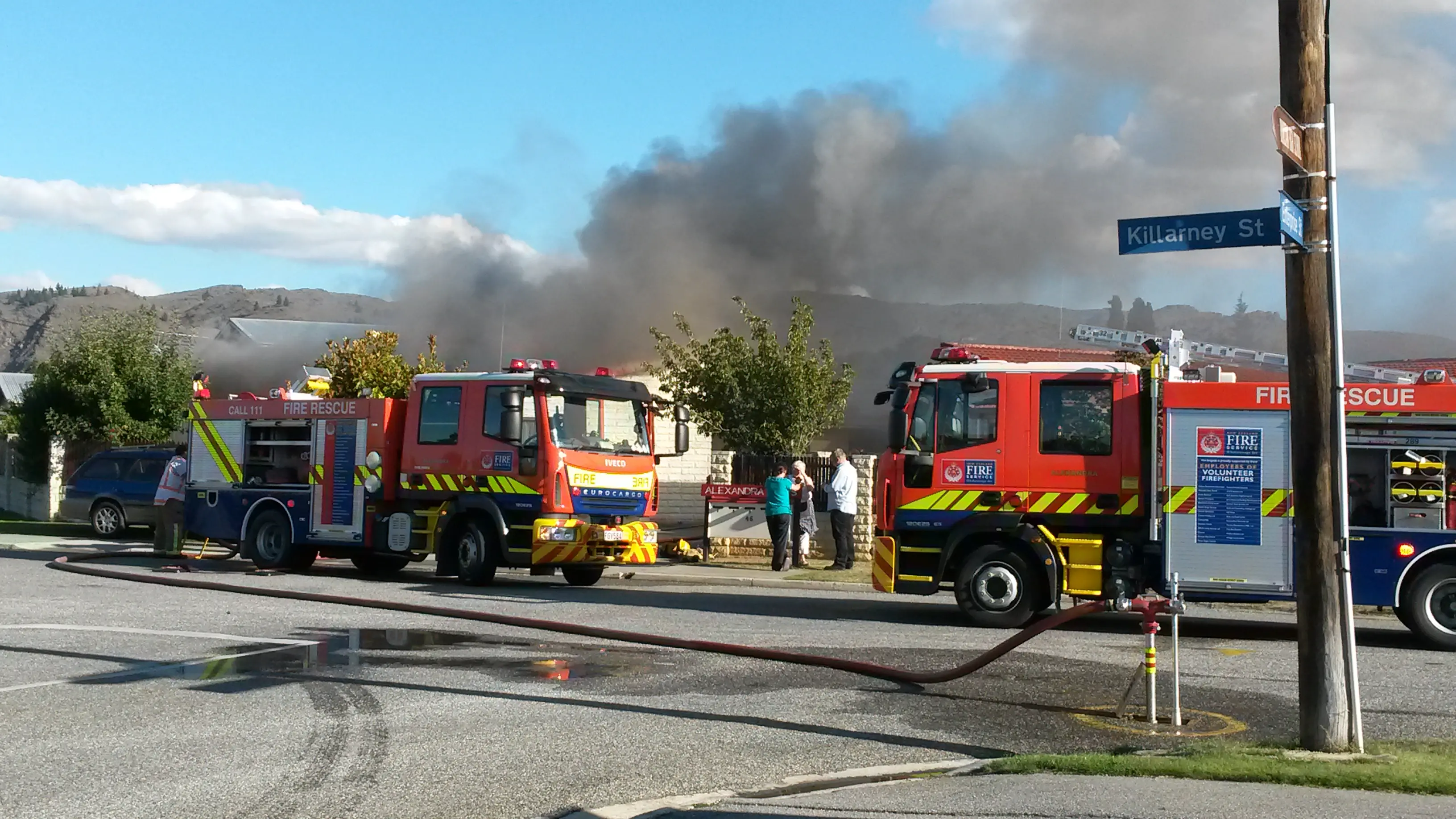 House fire in Alexandra