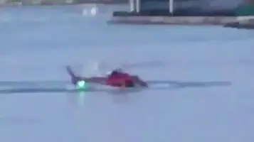 Five killed after helicopter crashes in New York river