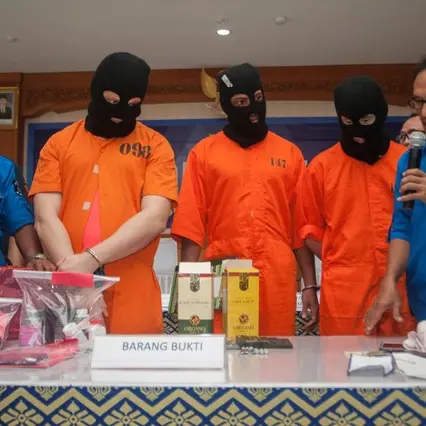 Aussie, American, Malaysian arrested in Bali for drugs