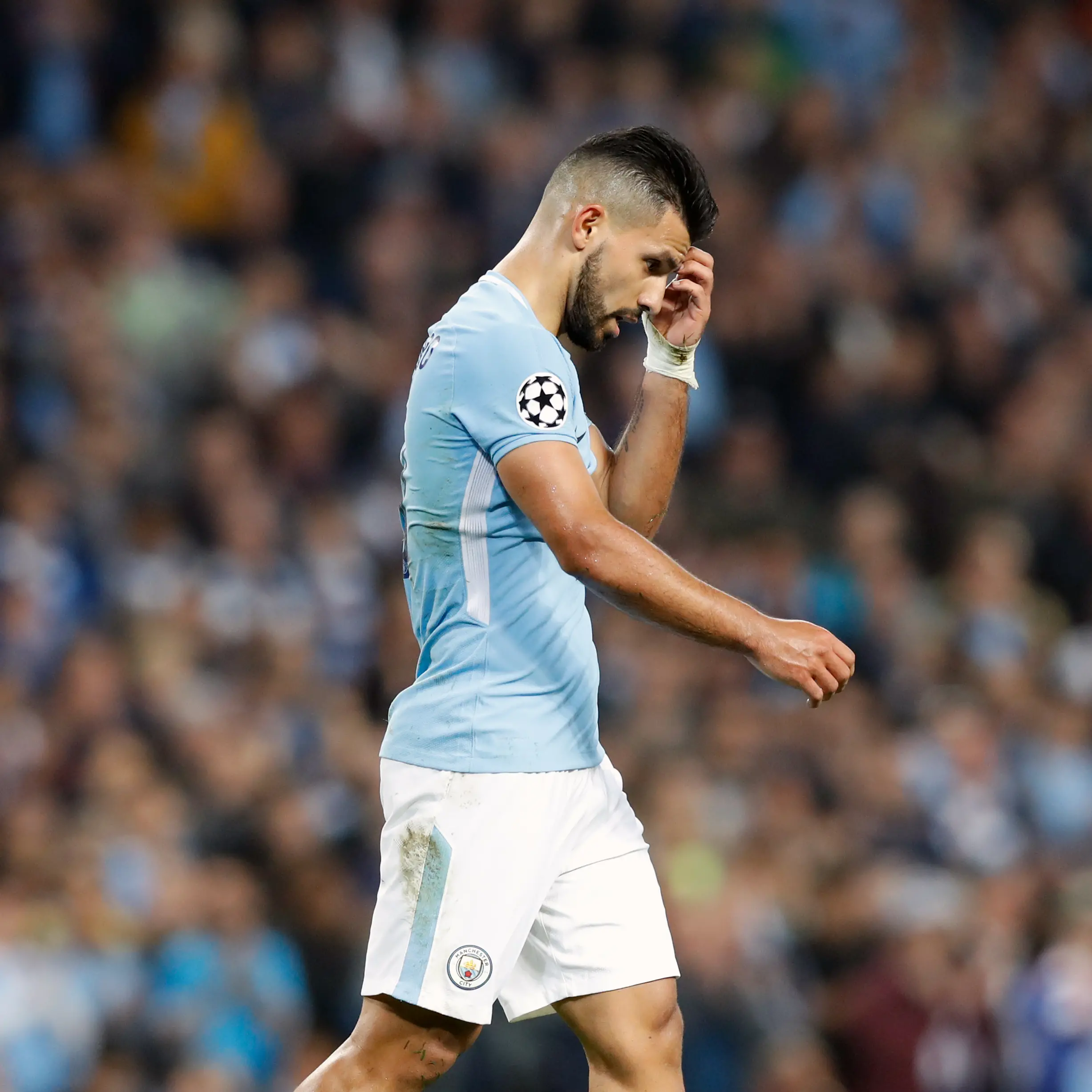 Man City striker breaks rib in car crash