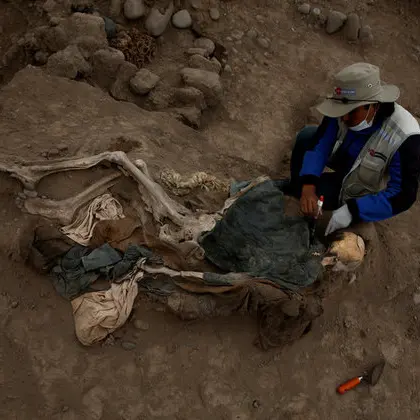 Chinese labourers' remains found at ancient pyramid