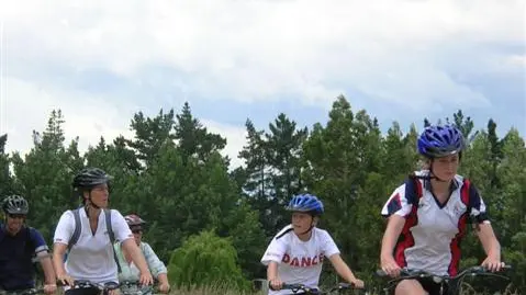 Plenty on their bikes as rail trail use rises