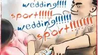 Wedding v sport: who will win?