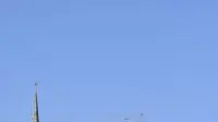 Fans placed on theatre roof