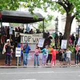 Protest urges end to Israeli war in Gaza