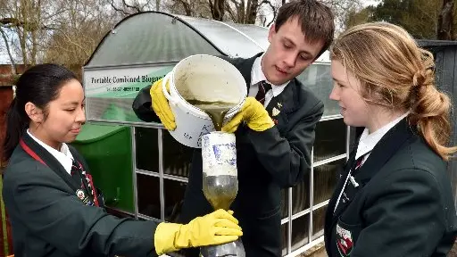 Bio-digester producing biofuel, fertiliser