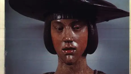 Channelling Monica Bellucci in clay bust