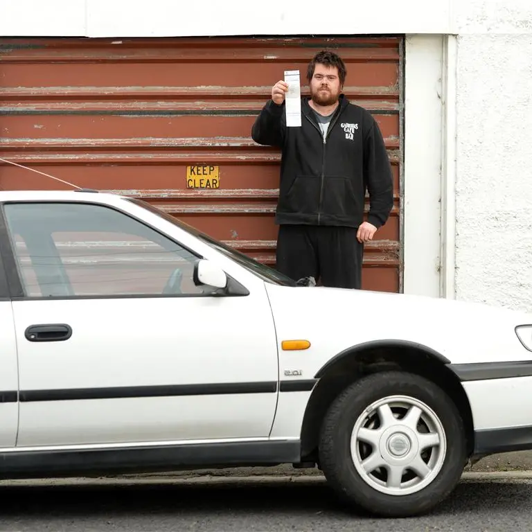 Man fed up with parking tickets