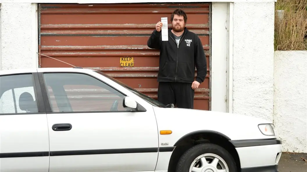 Man fed up with parking tickets