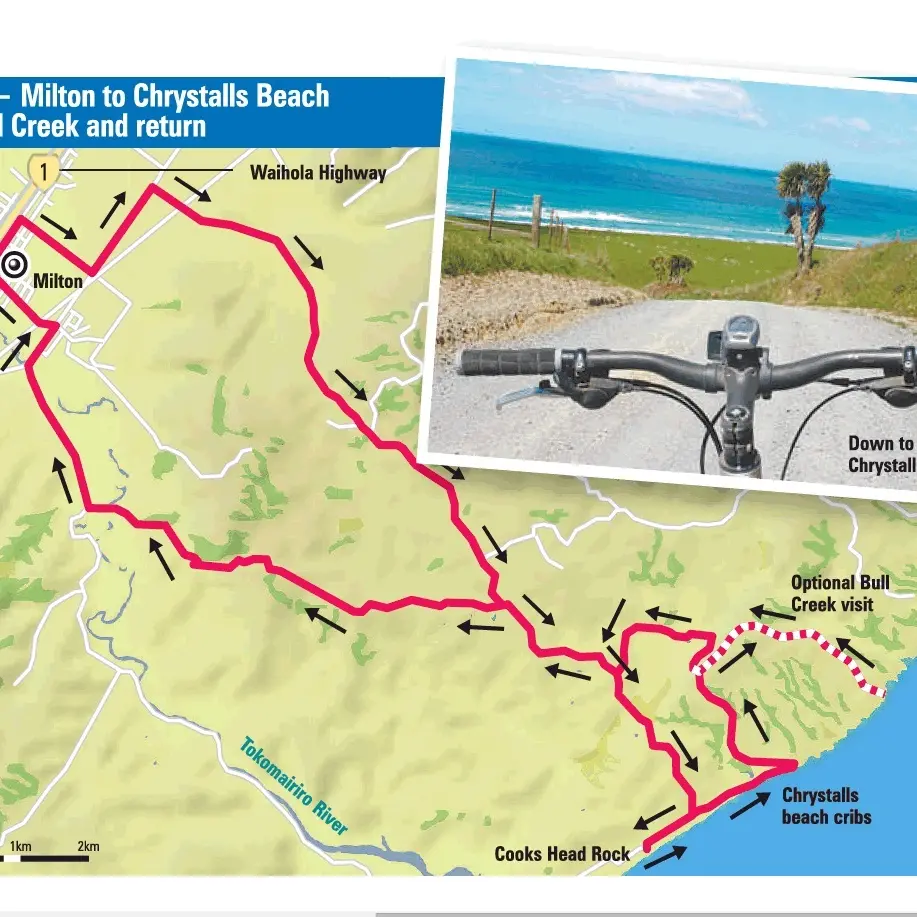 Country ramble to lonely beach