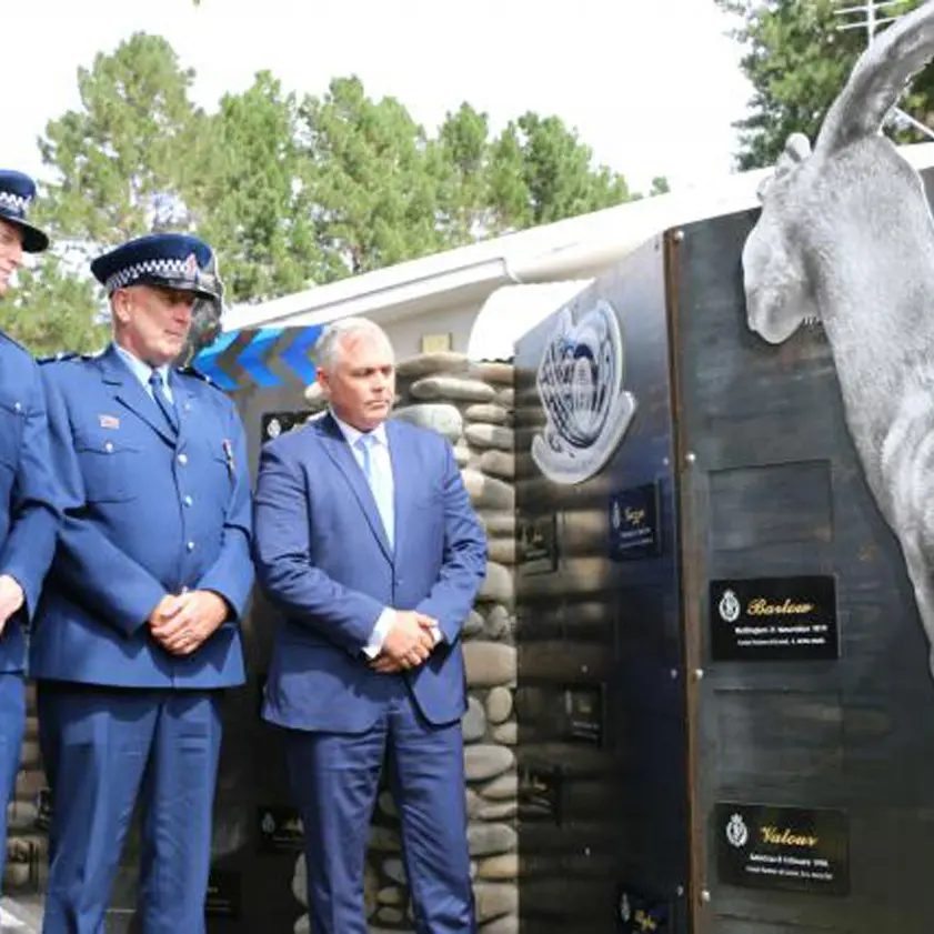 Memorial for police dogs killed in line of duty