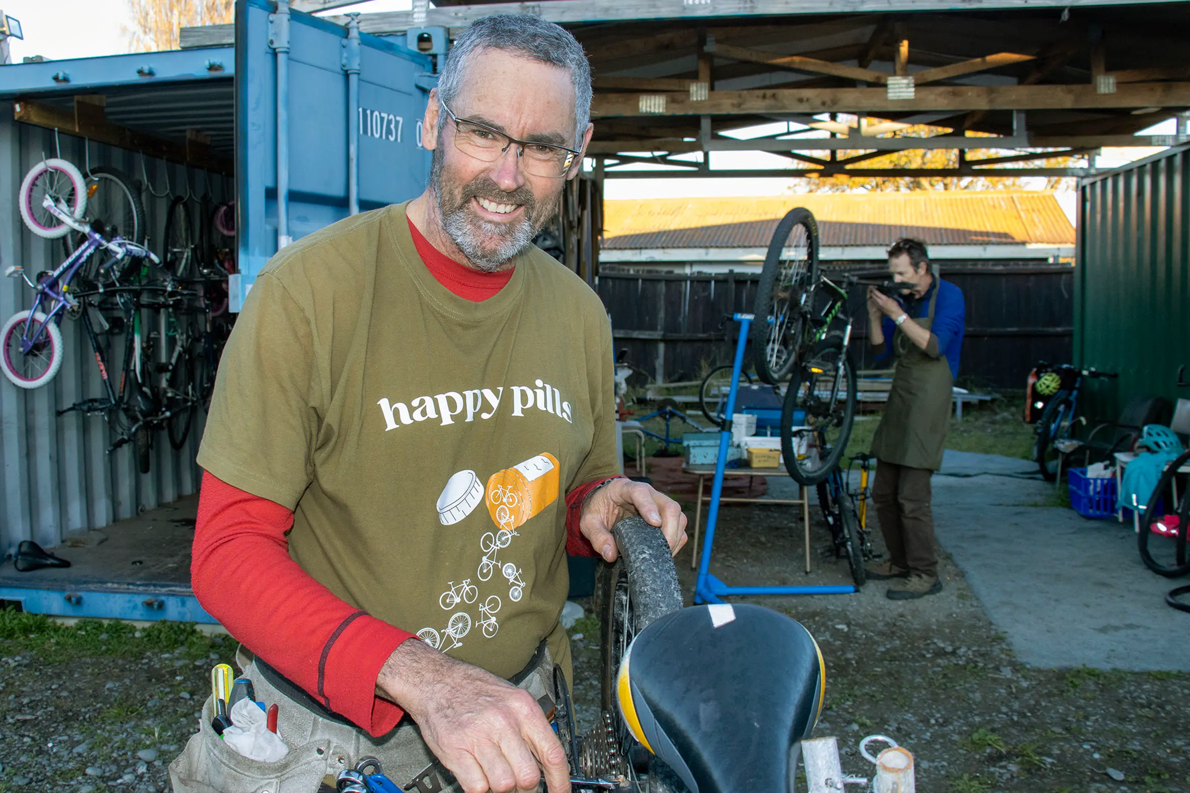 Aranui Bike Fixup founder Steven Muir. Photo: Geoff Sloan