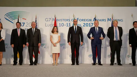 G7 seek broad support to isolate Syria's Assad