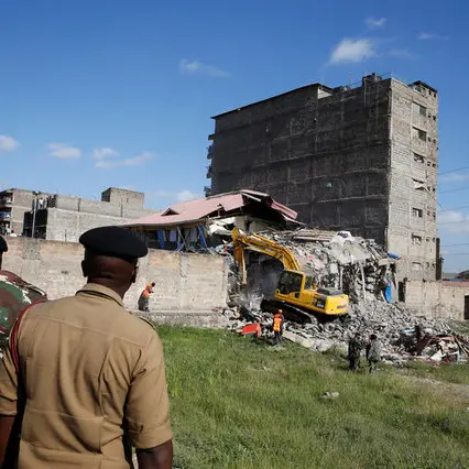 Children found alive after building collapses in Kenya