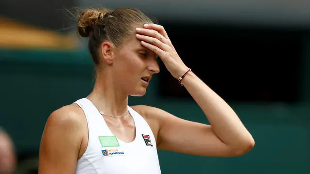 Pliskova out in mixed day for Wimbledon favourites