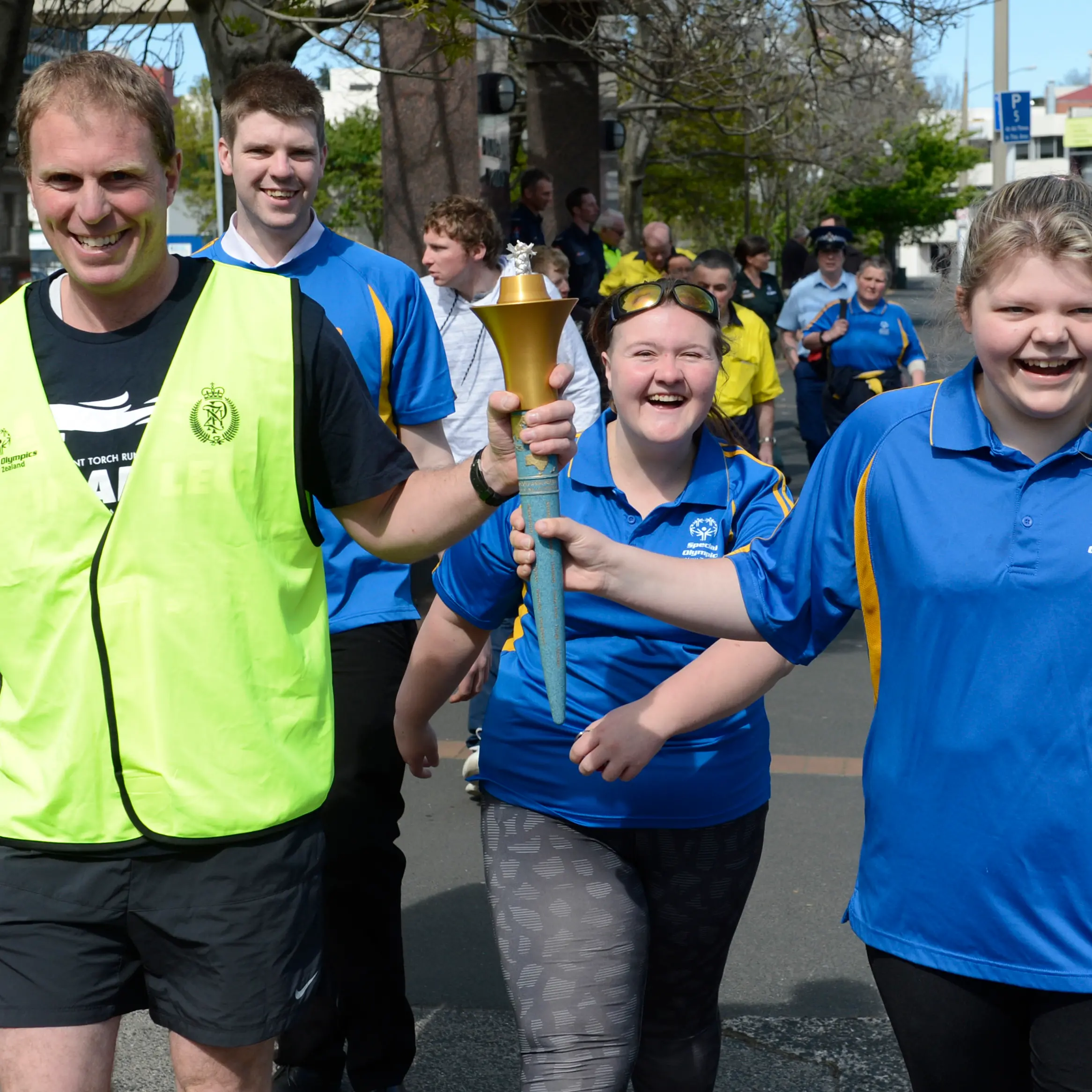 Special Dunedin torch bearers