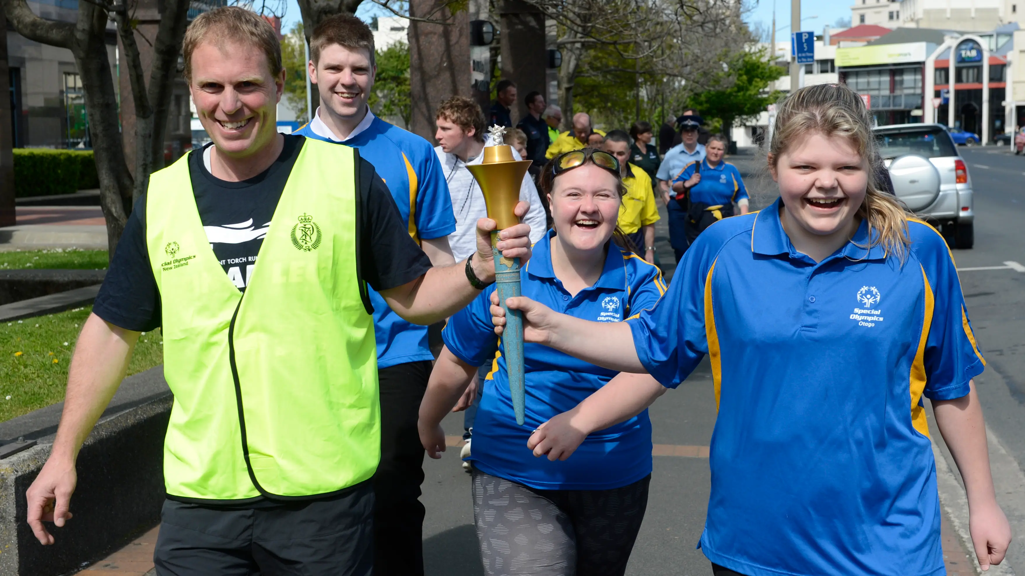 Special Dunedin torch bearers