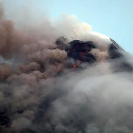 'Calamity' as Philippine volcano spews lava